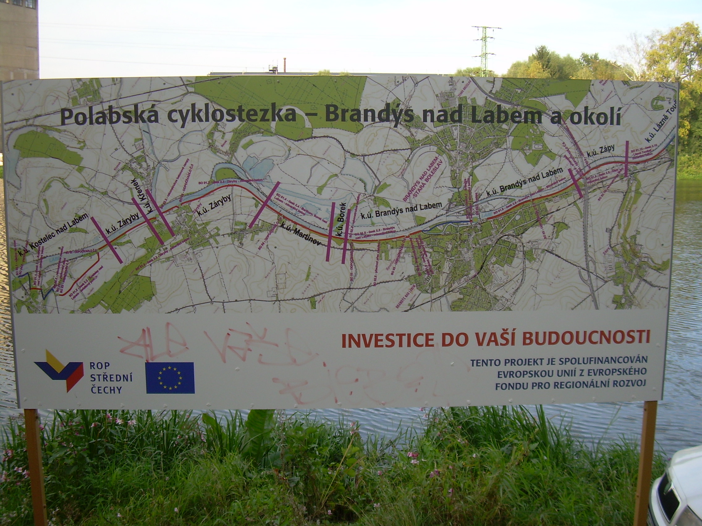 mapa dokončeneho useku k 1.11 2010