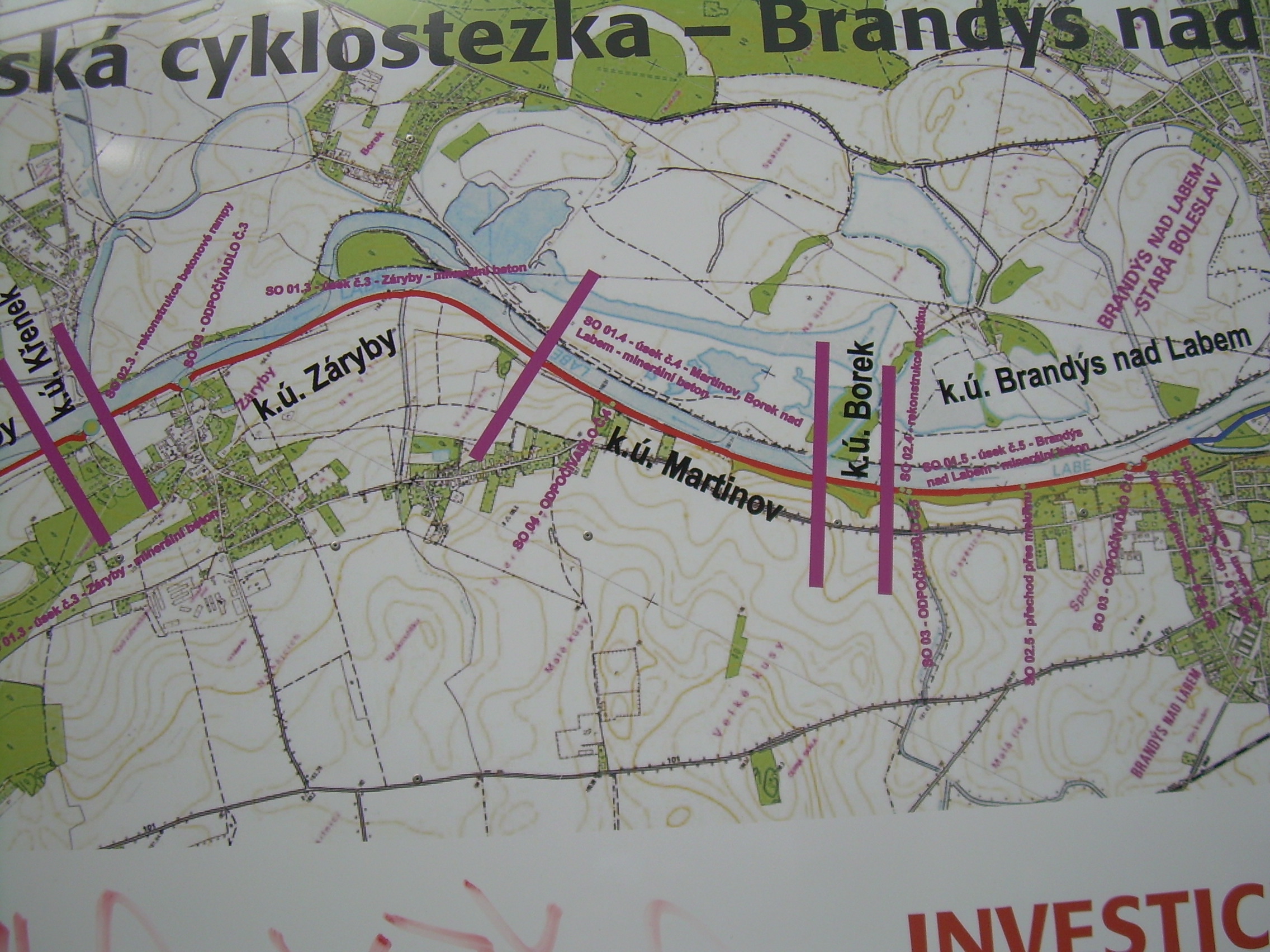 detailnejší nejnovější usek brandýs-kostelec
